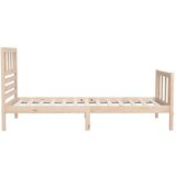  Posteljni okvir iz trdnega lesa 90x190 cm 3FT, (20645541) | Shoptok.si