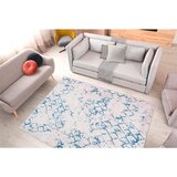 Kayoom RAVNO TKANA PREPROGA Peron 400 Weiß / Blau 200/290 cm tkano modra, bela | Shoptok.si
