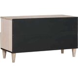vidaXL TV ormar s ladicama Bijelo 80 x 33 x 46 cm masivno drvo manga | shoptok.hr