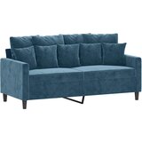  Dvosjed plavi 140 cm baršunasti | shoptok.hr