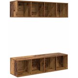 VidaXL Komplet TV omaric 3 pcs Star les Konstruiran les, (5000132416) Slike