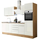 RESPEKTA Kuhinjski Blok Marleen 280cm, Bela, Barva Hrasta | Shoptok.si