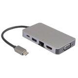 MicroConnect USB-C hub razdelilnik, 6-v-1 USB-C, 2x USB3.0 A, RJ45, HDMI, VGA Cene