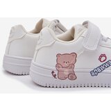 Boto Children's Velcro Sneakers with Bear White Callexia | ePonuda.com