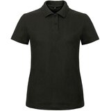  MAJICA KRATKI RUKAVI POLO B&C ID.001/WOMEN 180G CRNA XL | Shoptok.si