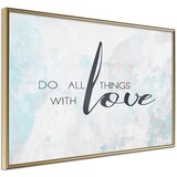  Poster - With Love 60x40 Cijene