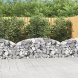  Gabionska košara s lukom 200 x 30 x 60/80 cm pocinčano željezo Cijene
