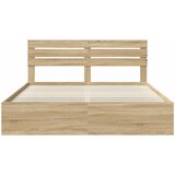  Krevetna konstrukcija Sonoma 200 x 200 cm Čvrsto borovo drvo | shoptok.hr