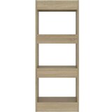 Ormarić za knjige / pregrada boja hrasta 40x30x103 cm iverica | shoptok.hr