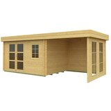  vrtna kućica Lounge 3 (Drvo, Baza: 14,5 m², Debljina stijenke: 28 mm) | shoptok.hr