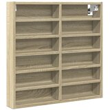  Vitrina boja hrasta sonome 60x8,5x58 cm konstruirano drvo | shoptok.hr