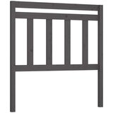  Posteljno vzglavje sivo 81x4x100 cm trdna borovina, (20645308) | Shoptok.si