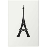  Plakat - Eiffel Tower Simple Black-and-White Graphic 29.7x42 Bez okvira | shoptok.hr
