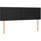 Maison Chic Posteljno vzglavje - Vzglavna omarica 2 kosa črno 72x5x78/88 cm umetno usnje, (22077526) | Shoptok.si