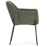 MOME Zelen oblazinjen jedilni stol z nasloni za roke Suma – | Shoptok.si