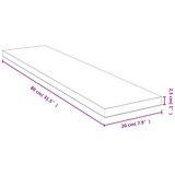  Zidna polica 80 x 20 x 2,5 cm od bambusa | Eponuda.ba