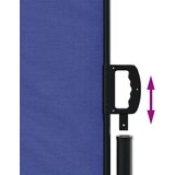  Uvlačiva bočna tenda 100 x 1000 cm plava | shoptok.hr