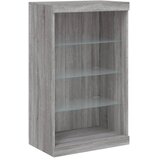  Komoda s LED svjetlima boja sivog hrasta 60,5x37x100 cm | shoptok.hr