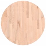 Stolna ploča Ø 60 x 2,5 cm okrugla od masivne bukovine | shoptok.hr