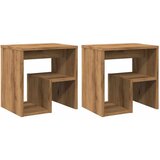 Maison Chic Dvo delni komplet Nočne omarice - Nočne mize artisan hrast 40x30x40 cm inženirski les, (21689492) | Shoptok.si