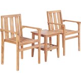  3-dijelni bistro set od masivne tikovine | shoptok.hr