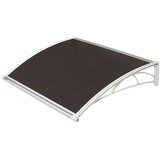 Nadstrešnica Za Vrata 82x120cm Bela Baza Ploča Bronza 6mm | ePonuda.com
