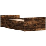  Kreveta s uzglavljem i podnožjem boja hrasta 100 x 200 cm | shoptok.hr