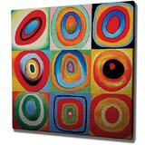Vega zidna reprodukcija na platnu Kandinsky, 45 x 45 cm Cijene