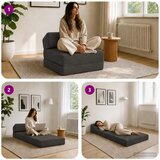 SOFA na razvlačenje Tamnosiva 60 x 70 x 41 cm Tkanina | Eponuda.com