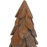 vidaXL Božično drevo z stojalom Rjava 90 cm Trdna tikovina | Shoptok.si