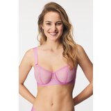 Dkny Grudnjak boja: bordo, prozirni, jednobojni model | shoptok.hr
