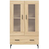  Visoka komoda boja hrasta 69,5 x 31 x 115 cm konstruirano drvo | shoptok.hr