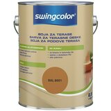 SWINGCOLOR Boja za pod (Smeđa, 2,5 l, Svilenkasti sjaj) Cijene