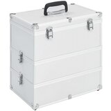 vidaXL kovčeg za &scaron;minku 37 x 24 x 40 cm srebrni aluminijski cijene