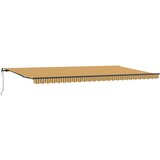  Skrovita tenda Šareni 600 × 350 cm Tkanina i Aluminij | Eponuda.com