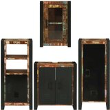 vidaXL Set namještaja za kupaonicu Zidne 4 pcs Čvrsto reciklirano drvo | shoptok.hr