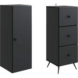  Set ormara 2 pcs Crna 34,5 x 34,5 x 90 cm Konstruirano drvo | shoptok.hr