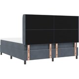  s opruga kutije Tamno siva 180 x 200 cm Baršun | shoptok.hr