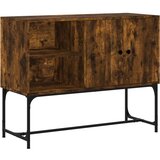 Maison Chic Komoda - Predalnik dimljeni hrast 100x40x79,5 cm inženirski les, (21718582) | Shoptok.si