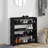  Stalak za cipele crni 80x25x81 cm od konstruiranog drva | Eponuda.ba