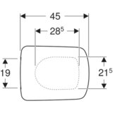 Geberit WC deska s počasnim zapiranjem Selnova Square (500.334.01.1) | Shoptok.si