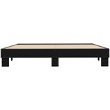  Okvir za krevet crni 160x200 cm konstruirano drvo i metal | shoptok.hr