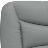  Okvir za krevet s uzglavljem svjetlosivi 160x200 cm od tkanine | shoptok.hr