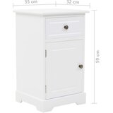  Noćni ormarić od MDF-a i borovine 35 x 32 x 59 cm | shoptok.hr