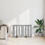  Preklopna ogradica za kućne ljubimce 4 pcs Sivi Sonoma | shoptok.hr