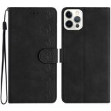 INORCO Za iPhone 14 Pro PU usnjena torbica za telefon z vtisnjenim metuljem, ovitek proti padcu, (22036137) Cene