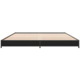 vidaXL Okvir za krevet crni 135x190 cm konstruirano drvo i metal | shoptok.hr