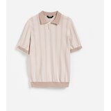 Reserved Polo-džemper s visokim udjelom viskoze - bež | shoptok.hr