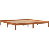  Okvir kreveta bez madraca voštano smeđi 200x200 cm od borovine | Eponuda.ba