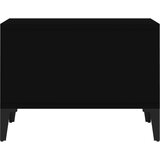  Klubska mizica črna 60x50x36,5 cm inženirski les, (20711493) | Shoptok.si